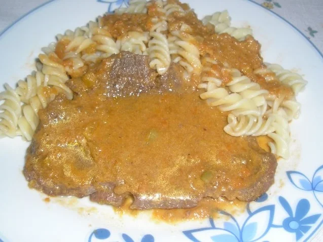 Rindsschnitzel (gedünstet) - Rezept