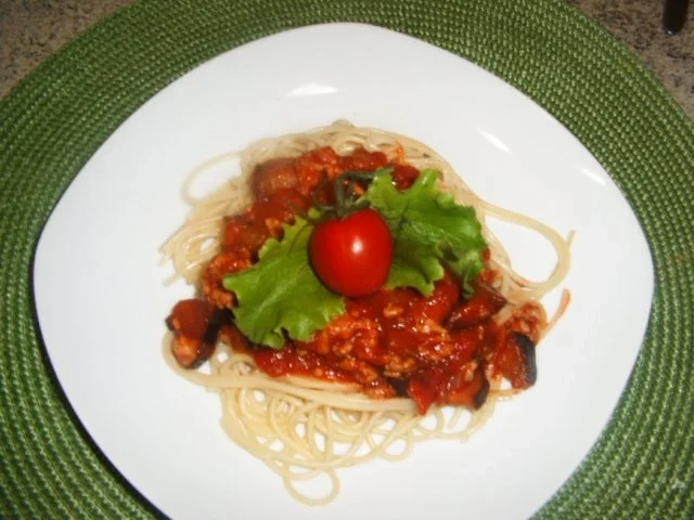 Rezept: Aubergine-Bolognese Aubergine-Bolognese - Rezept