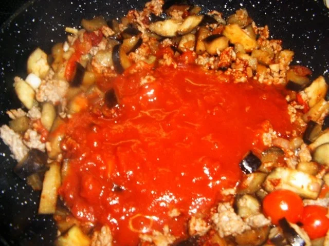 Rezept: Aubergine-Bolognese Bild Nr. 6 Aubergine-Bolognese - Rezept - Bild Nr. 6
