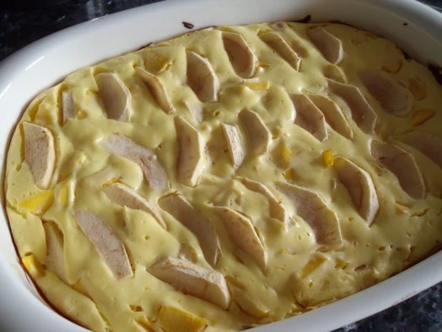 Quarkauflauf mit Äpfeln - Rezept