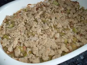 Rezept: Rhabarber-Crumble Rhabarber-Crumble - Rezept