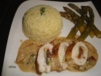 Rezept: Ein feuriges Hähnchen Ein feuriges Hähnchen - Rezept