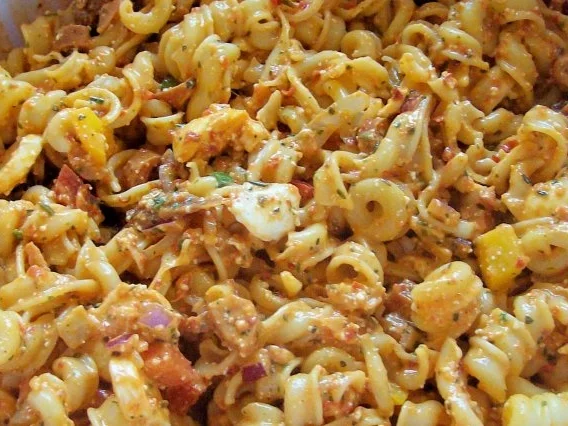 Italienischer Nudelsalat mit Paprika und Mozzarella - Rezept - Bild Nr. 6