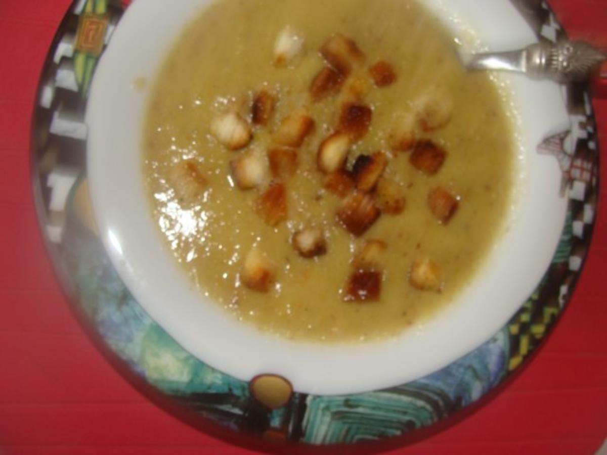 Suppe : Feine Lauchsuppe - Rezept