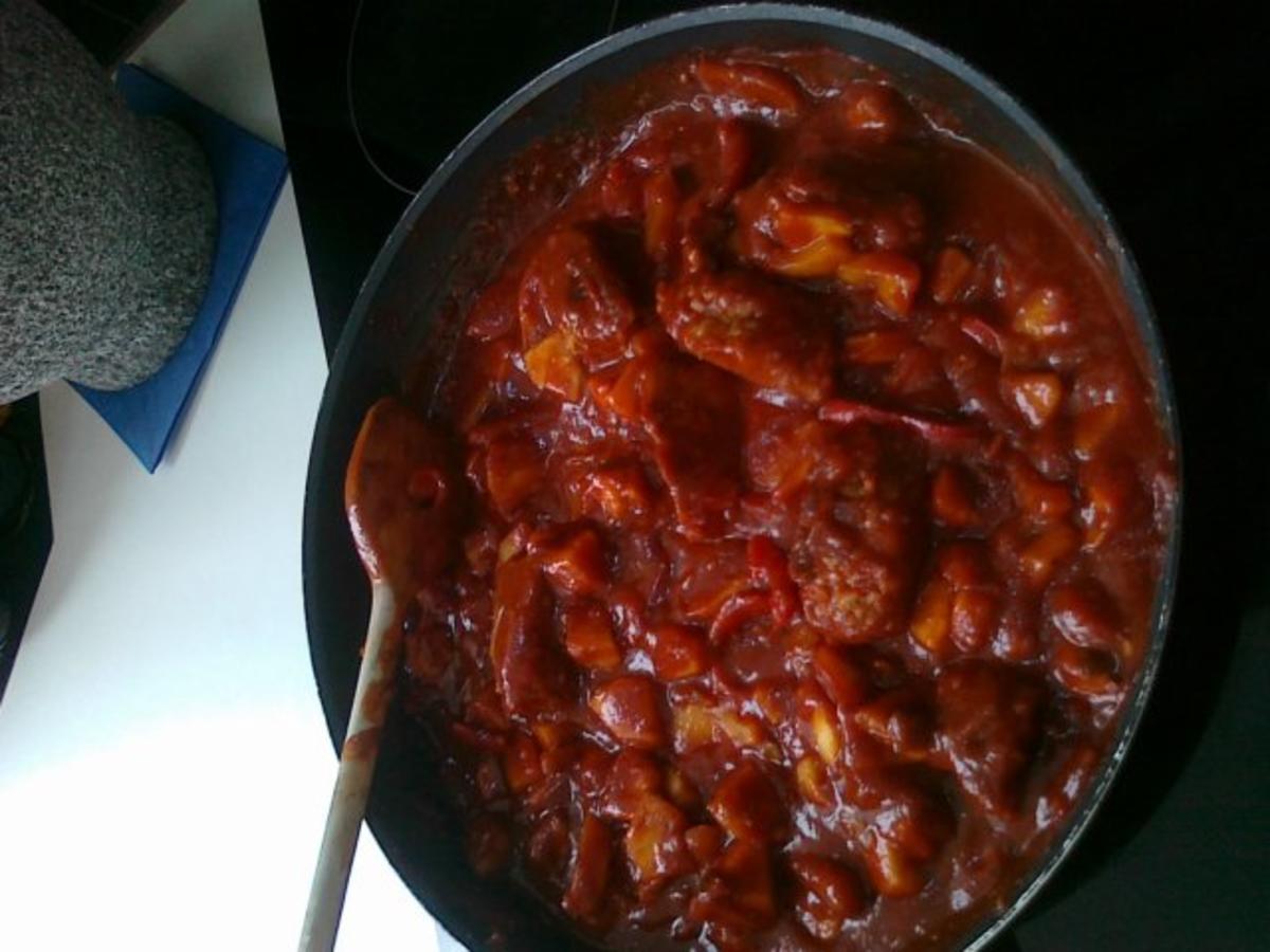 Curry Frikadelle Mit Paprika Rezept Kochbar De