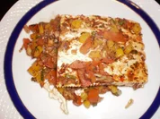 Gebackener Feta mit Gemüse - Rezept