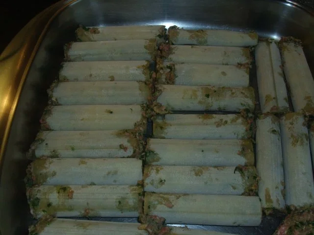 Rezept: Cannelloni mit Hack-Spinat Füllung Bild Nr. 5 Cannelloni mit Hack-Spinat Füllung - Rezept - Bild Nr. 5