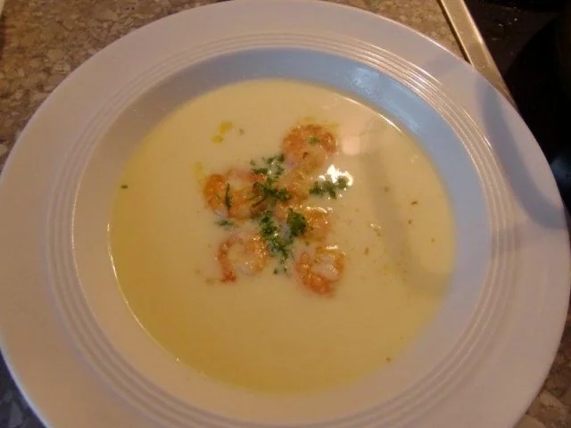 Spargelcremesuppe mit Garnelen - Rezept - Bild Nr. 11