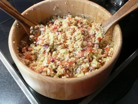 sommerlicher Bulgursalat mit Feta - Rezept