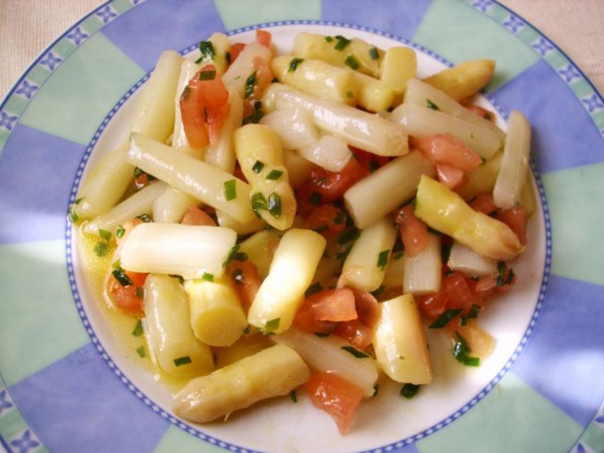 Spargelsalat Ganz schnell, trotzdem lecker