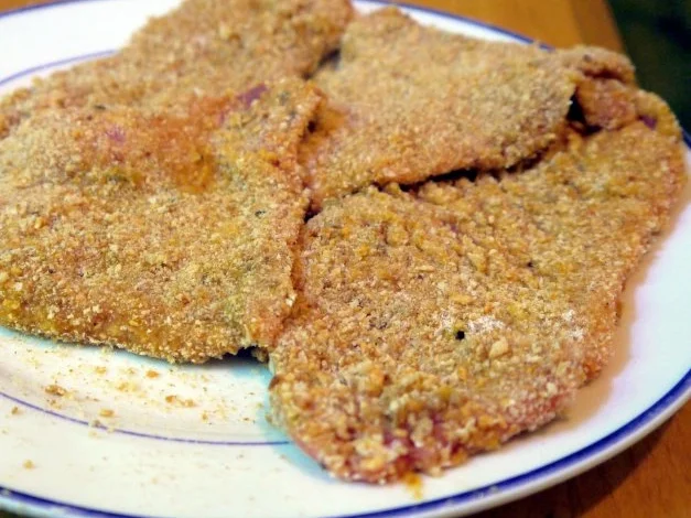 Ofenspargel mit Estragonsauce und Wiener Schnitzelchen - Rezept - Bild Nr. 8