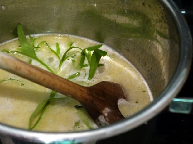 Ofenspargel mit Estragonsauce und Wiener Schnitzelchen - Rezept - Bild Nr. 10