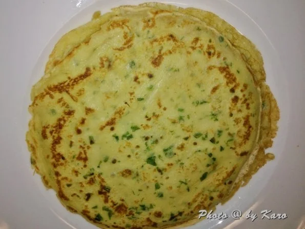 Spargel weiss in einer Bärlauch Creperolle mit Gorgonzolasahne - Rezept - Bild Nr. 3