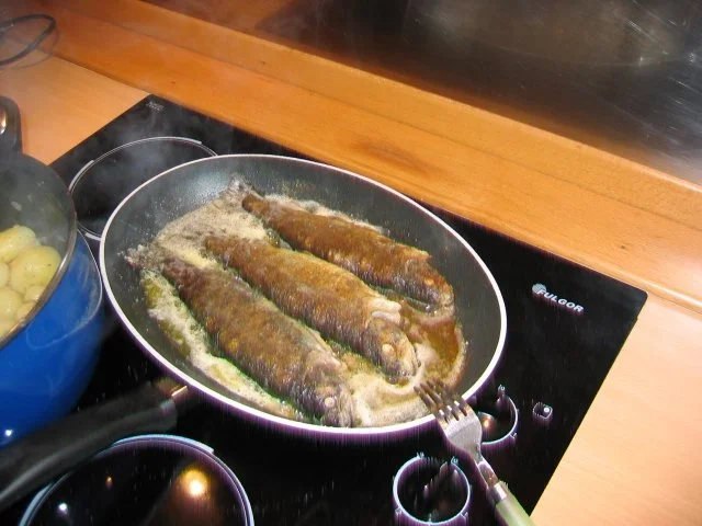 Schnelle Forelle und Kartoffeln - Rezept - Bild Nr. 5