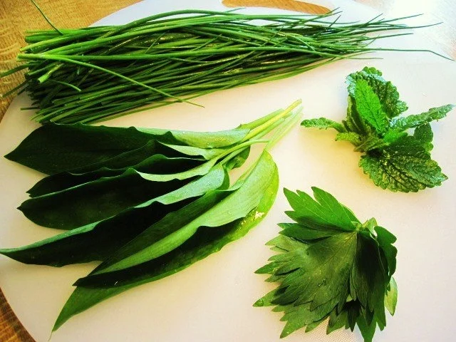 Sahnequark mit den aller-ersten zarten Kräutern ... - Rezept - Bild Nr. 2