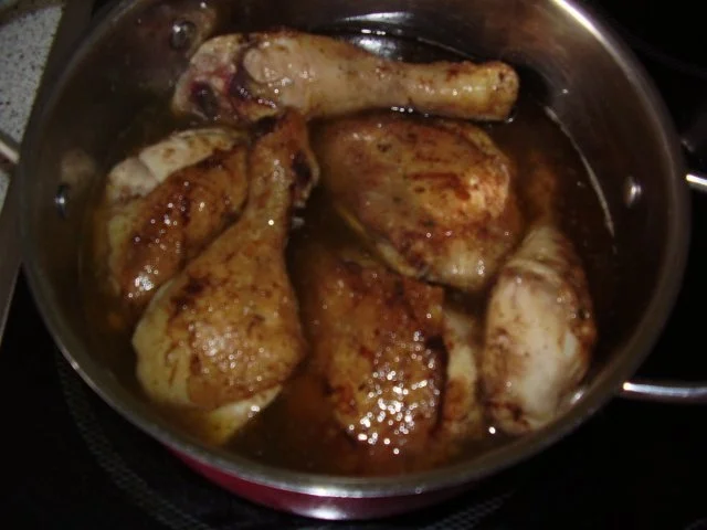 Rezept: Hähnchenkeulen mit Erbsen-Soße Bild Nr. 7 Hähnchenkeulen mit Erbsen-Soße - Rezept - Bild Nr. 7