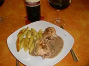 Gewurstelte Hähnchenroulade>> - Rezept