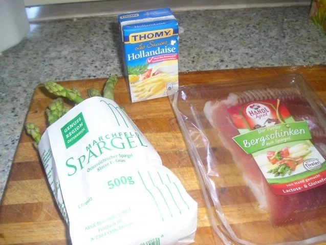 Grüner Spargel mit Tiroler Bergschinken - Rezept - Bild Nr. 2