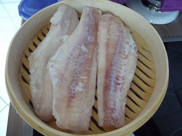 Fisch : Alaska - Seelachs an Spinat und Kartoffeln - Rezept - Bild Nr. 6