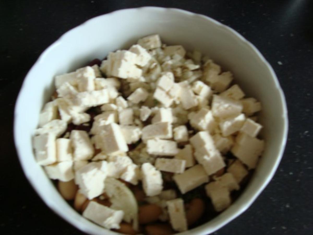 Bohnensalat mit Fetakäse - Rezept - Bild Nr. 4