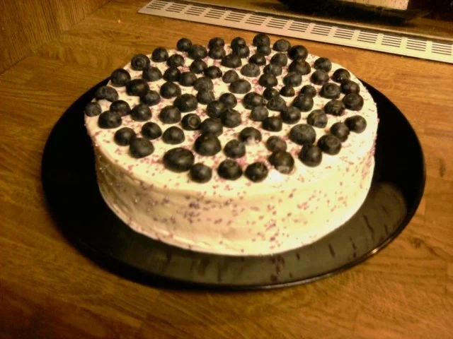 Blaubeer-Zitronenquark Torte - Rezept