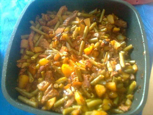 Rezept: Bohnen-Puten-Pfännchen Bild Nr. 3 Bohnen-Puten-Pfännchen - Rezept - Bild Nr. 3