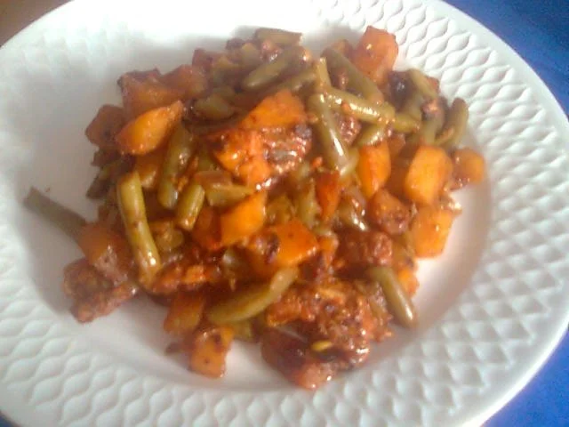 Rezept: Bohnen-Puten-Pfännchen Bohnen-Puten-Pfännchen - Rezept