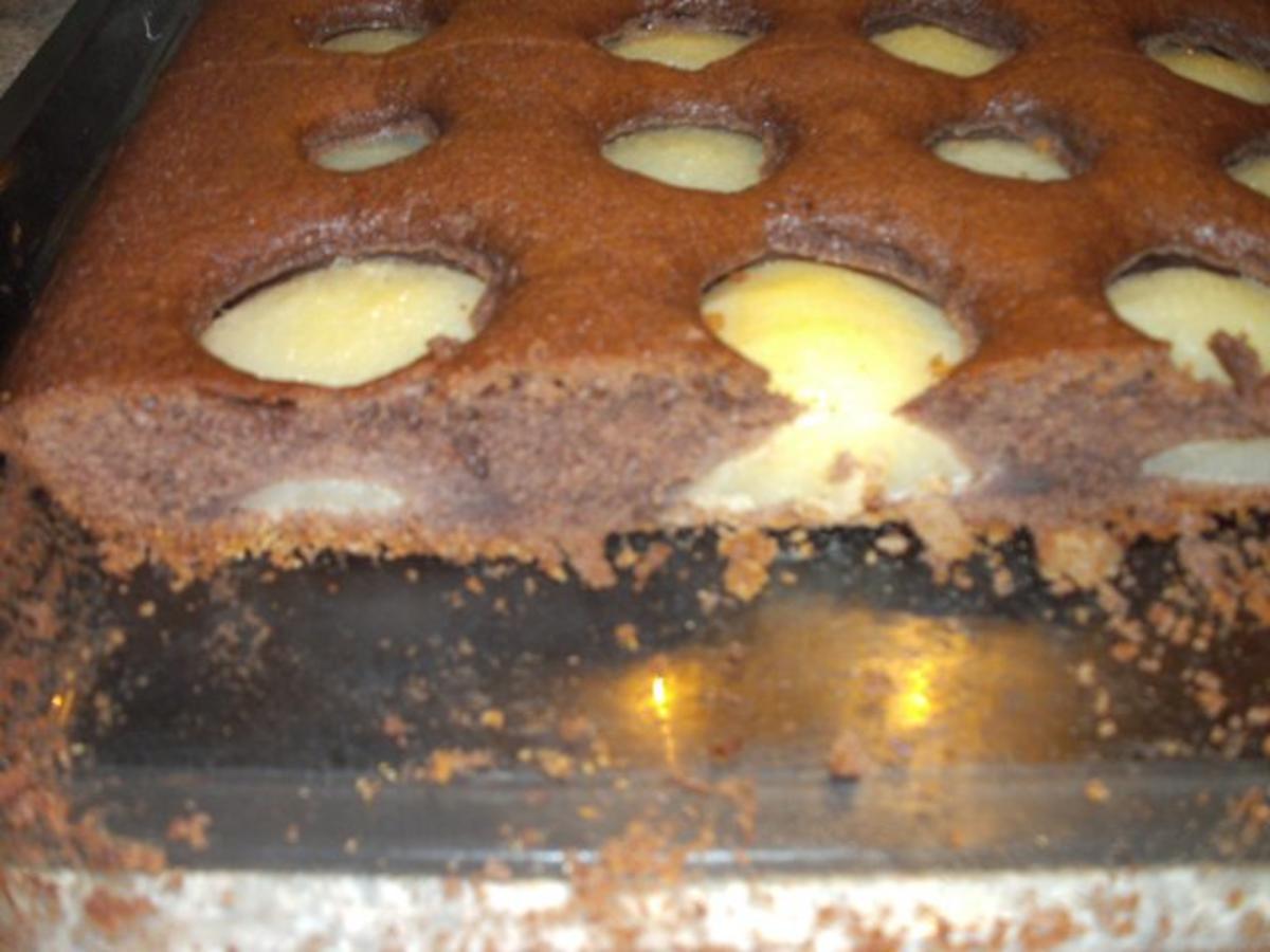 backen / Kuchen: versunkener Birnenkuchen - Rezept - Bild Nr. 3