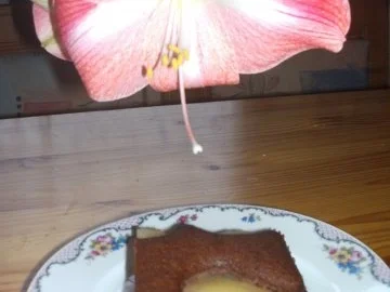 backen / Kuchen: versunkener Birnenkuchen - Rezept - Bild Nr. 4