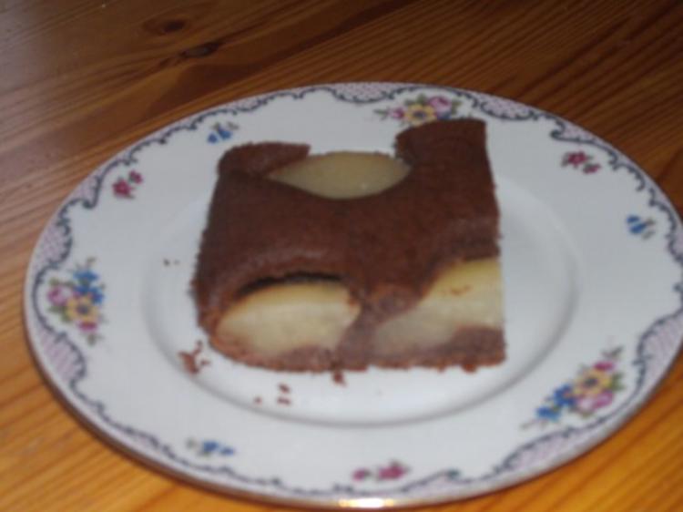 backen / Kuchen: versunkener Birnenkuchen - Rezept - kochbar.de