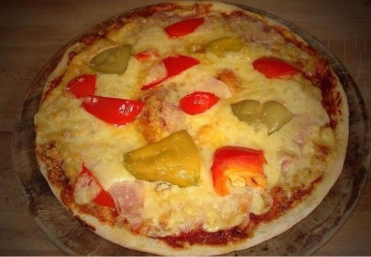 Original Pizzateig schnell zubereitet - Rezept Eingereicht von rasenardo