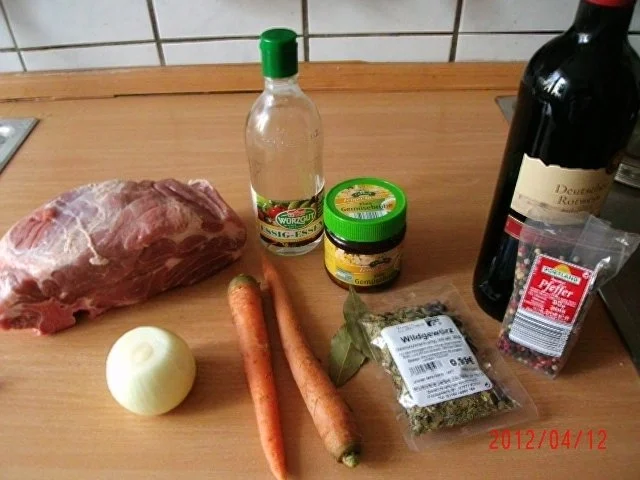 Schwein : Falscher Wildschweinbraten - Rezept - Bild Nr. 3