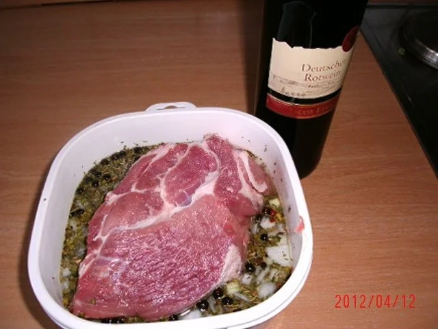 Schwein : Falscher Wildschweinbraten - Rezept - Bild Nr. 6