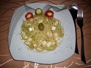 Nudelsalat - griechisch - Rezept