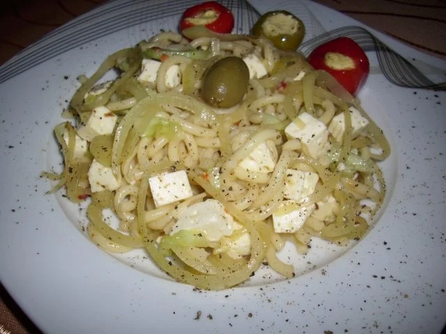 Rezept: Nudelsalat - griechisch Bild Nr. 2 Nudelsalat - griechisch - Rezept - Bild Nr. 2