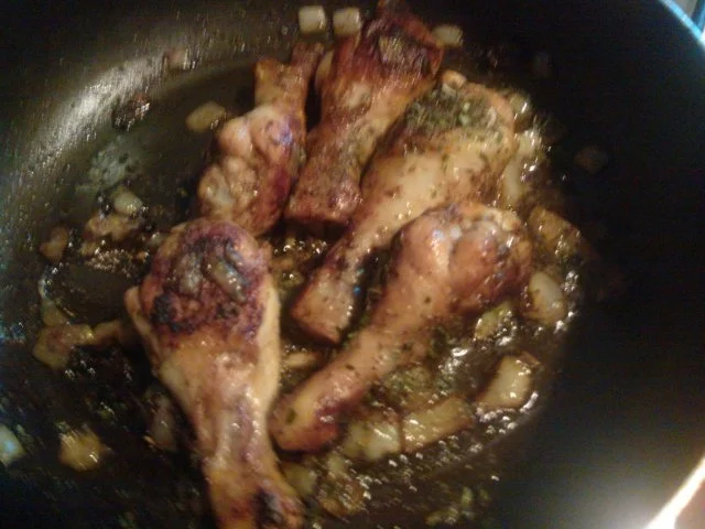 Tikka-Masala Huehnchen-Pfanne mit Pasta (sehr feurig, aber pikant) - Rezept - Bild Nr. 2