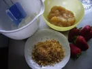 Schichtspeise mit Rhabarber und Erdbeeren - Rezept