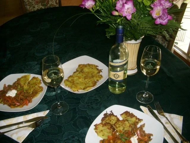 Rindfleischpfanne á la Stroganoff mit Kräuter-Rösti>> - Rezept - Bild Nr. 2