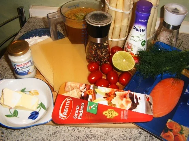 Spargel- Räucherlachs-Lasagne - Rezept - Bild Nr. 3