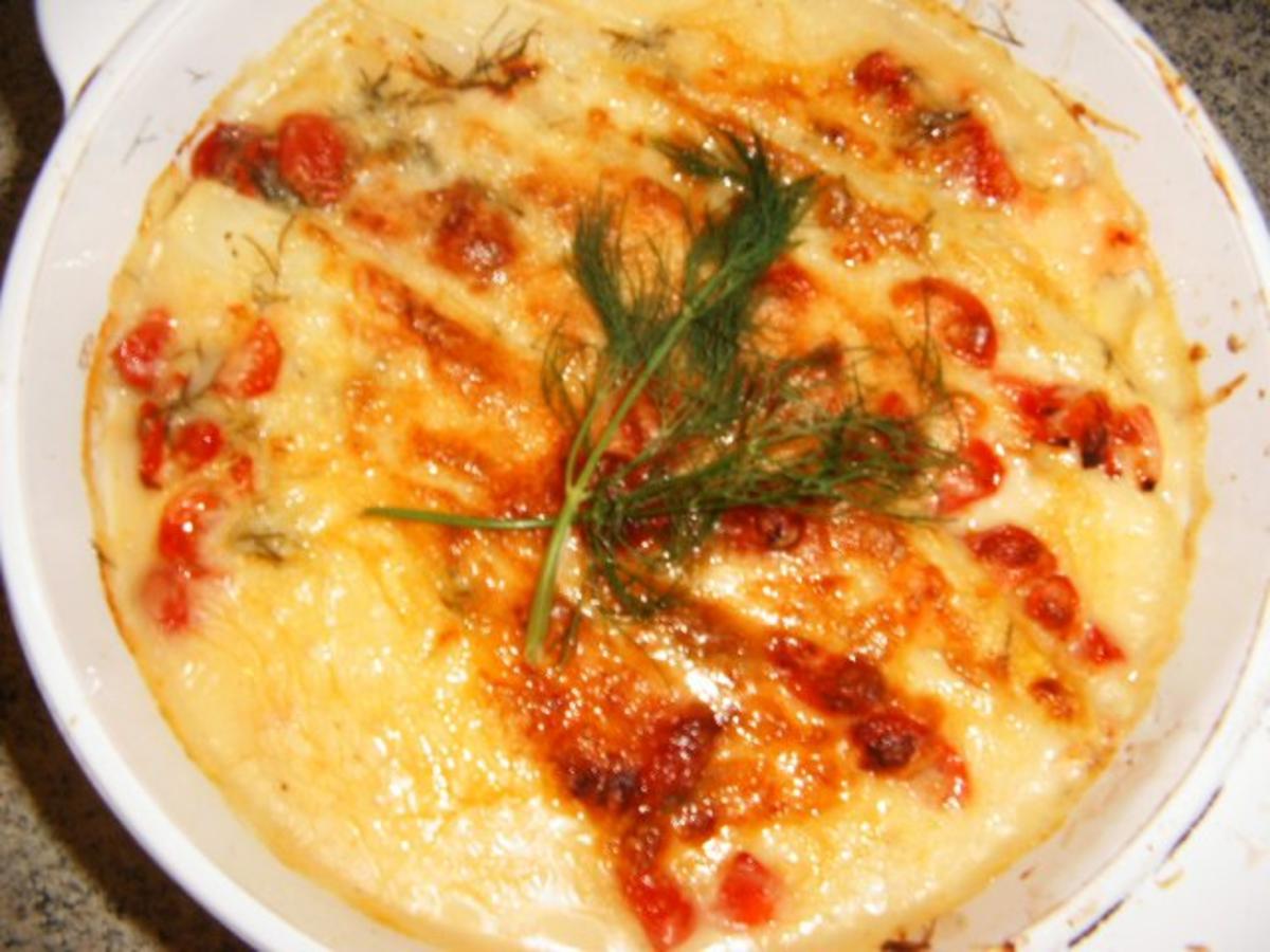 Spargel- Räucherlachs-Lasagne - Rezept