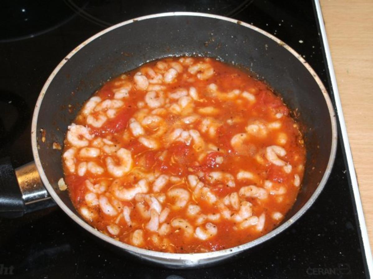 Hauptgericht: Spaghetti mit Auberginen und Garnelen - Rezept - Bild Nr. 3