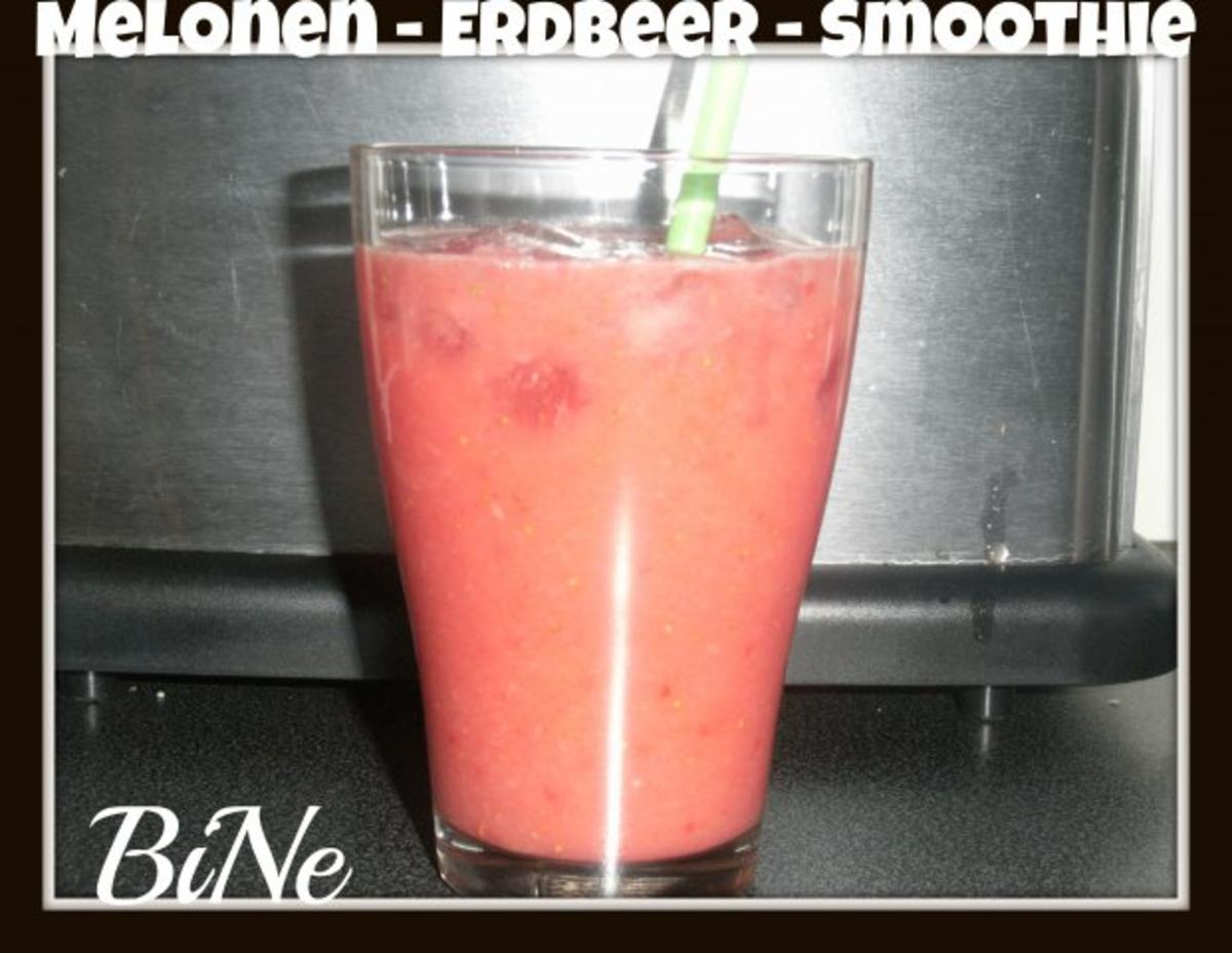 Bilder für BiNe` S MELONEN - ERDBEER - SMOOTHIE - Rezept