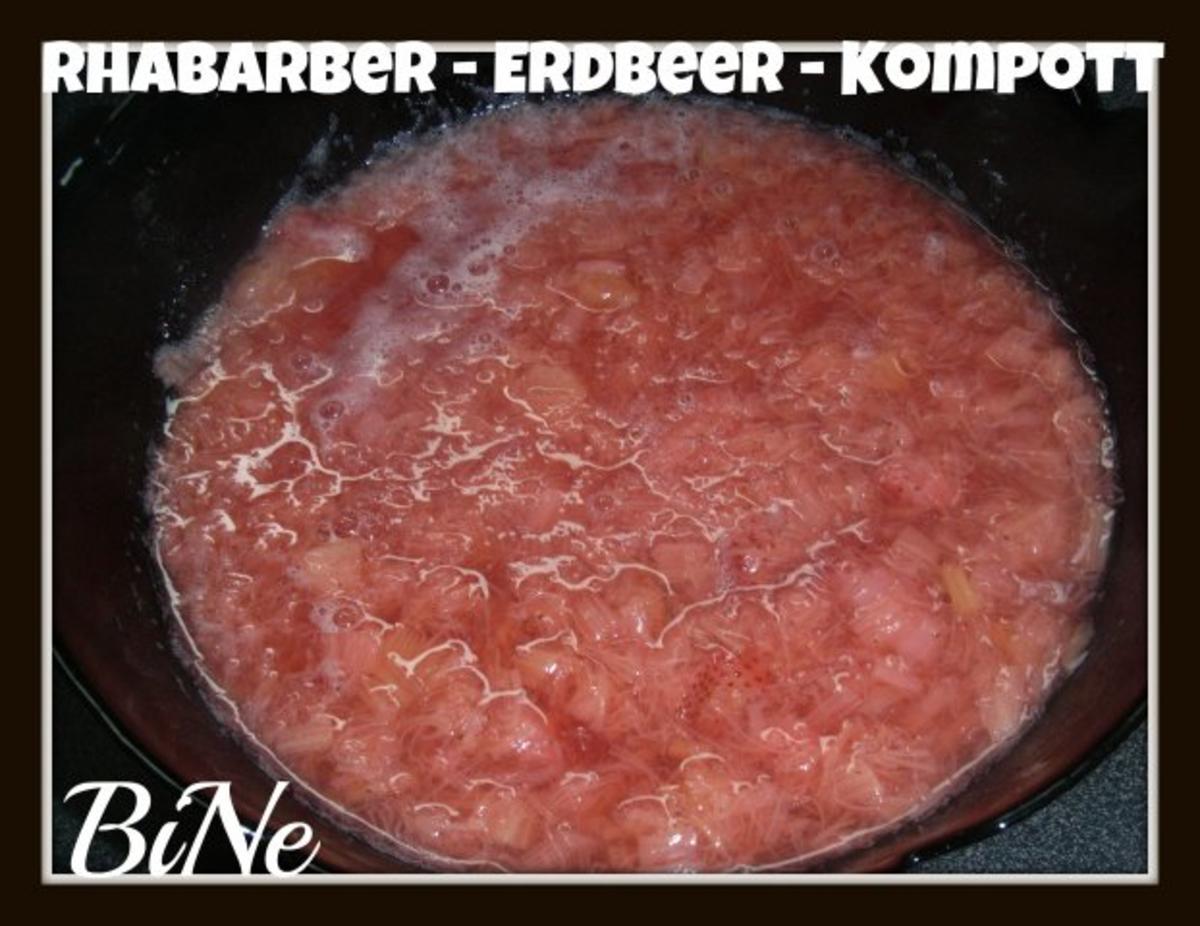 BiNe` S RHABARBER - ERDBEER - KOMPOTT - Rezept