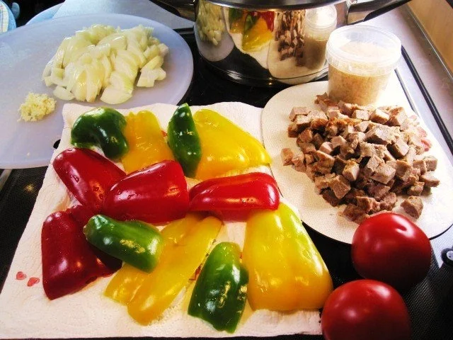 Gemüsiges Reisfleisch mit Resten vom Grillen - Rezept - Bild Nr. 4