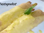 Spargel Crépes Roulade - Rezept