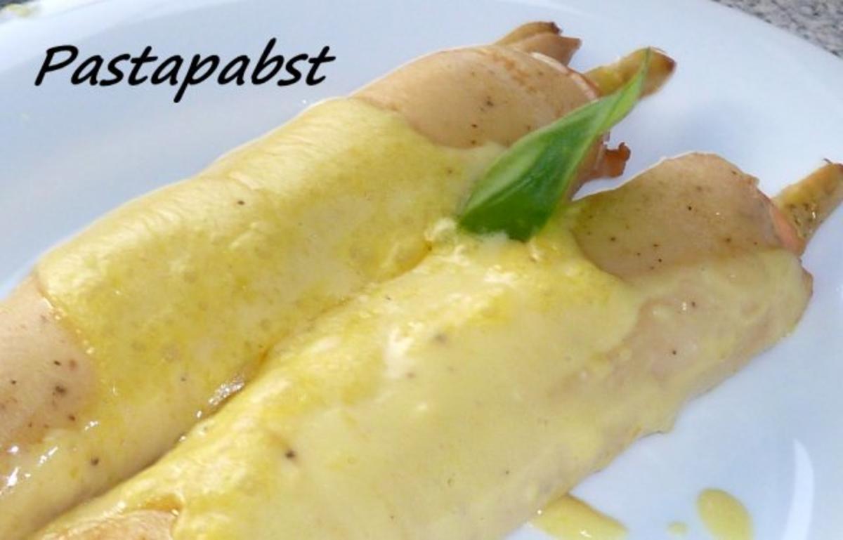 Bilder für Spargel Crépes Roulade - Rezept