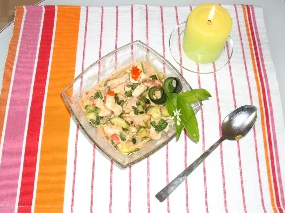 Hähnchenpfanne mit Bärlauch - Rezept