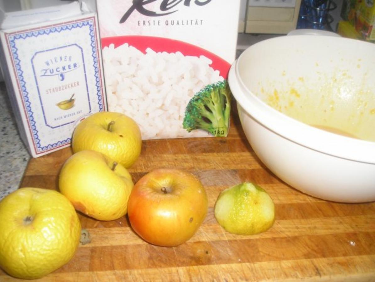 Reisauflauf mit Äpfel, Zimt und Zucker - einfach - von Kluger