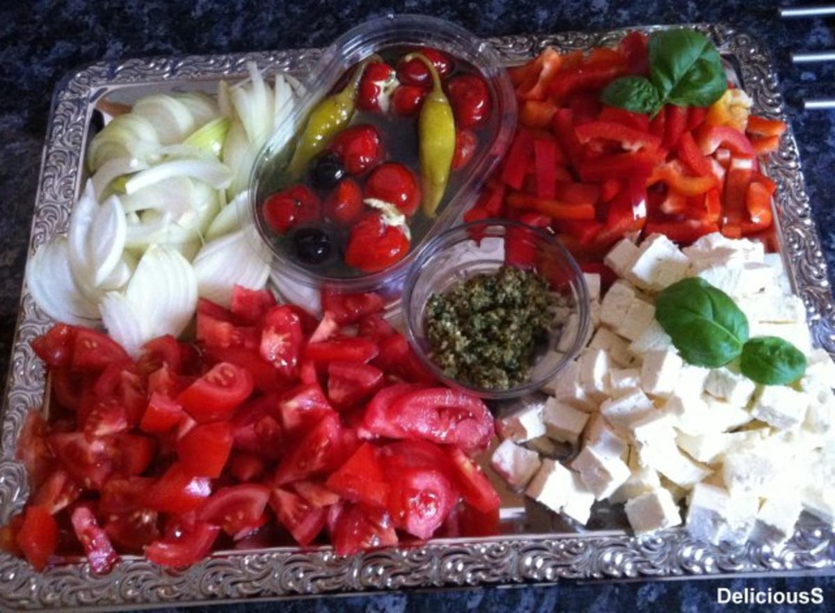 Bilder für Griechische Vorspeisen & Antipasti Platte - Rezept