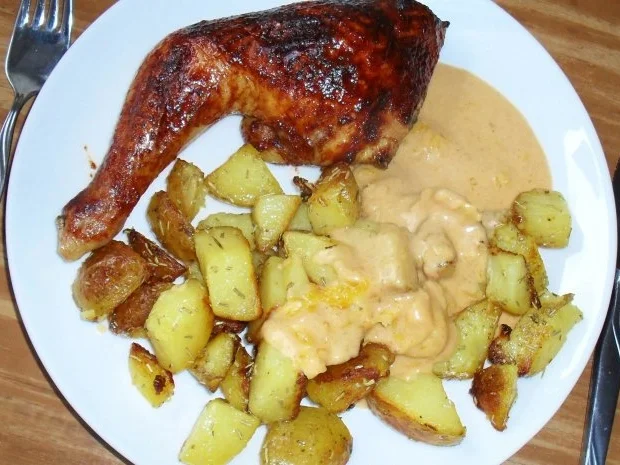 Lackierte Hähnchenschenkel - Rezept